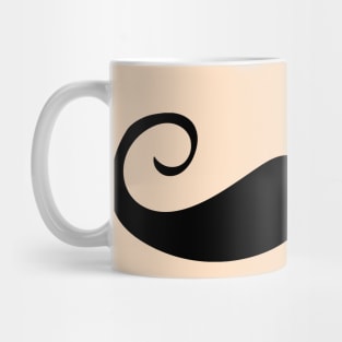 Moustache - Curly (Skin tone A) Mug